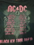 ​Оригинална тениска AC/DC – Black Ice Tour 09/10 (Концерт София) – Размер M, снимка 6