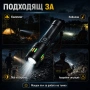 Мощен акумулаторен лазерен LED ръчен фенер лазерен диод прожектор USB зареждане риболов къмпинг лов, снимка 4