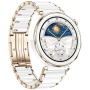 НОВ ТОП ЕНД Смарт часовник Huawei Watch GT 5 Pro, 42mm, Златист, Бял- 24мес гаранция, снимка 1