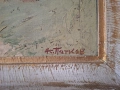 Картина "Пейзаж от Балчик", худ. А. Петков (1922-1976), снимка 3