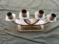 Посребрен свещник 4, снимка 1