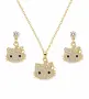 Комплект колие и обеци Hello Kitty, снимка 1