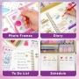 Нов Творчески комплект за момичета 8-12 DIY дневник и стикери Идеален подарък, снимка 6