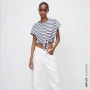 Тениска ZARA Crop top с връзки , снимка 1