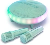 Детско караоке KIDYWOLF KIDYKARAOKE – Безжично, с 2 микрофона и LED светлини, снимка 1