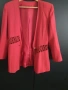 марково червено сако с дантела, снимка 1