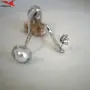 Обеци с платинено покритие 211241, снимка 3