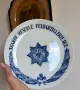 Старинна полкова чиния Meissen (Мейсен) Прусия, Първа световна война (WWI), 25.5 см, снимка 7