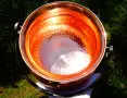 Медно менче 8 л.,медно котле,чиста червена мед Холандия,печат. , снимка 3