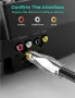 Subwoofer Cable 3m Digital Coaxial Audio Cable Dual Shielded 24K Gold-Plated RCA to RCA, снимка 6