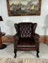 Chesterfield/Честърфийлд Луксозен фотьойл от естествена кожа, снимка 2