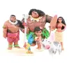 6 бр Смелата Ваяна и приятели играчки Moana PVC сет фигурки играчки топери за торта украса играчка, снимка 4