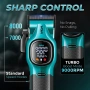 Професионална машинка за подстригване VGR V-886C GREEN, снимка 5