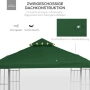 Резервен покрив Outsunny за беседка 3x3 м, снимка 7