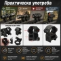 Комплект от две стойки R10 монтаж на оптика фенер бързомер прицел върху оръжие ловна пушка въздушна, снимка 7