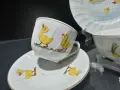 Стар български порцелан детски комплект за хранене , снимка 3