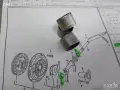 085141711**NEU**VAG**VW**SEAT**ВТУЛКИ ЗА ОСТА НА СЪЕДИНИТЕЛЯ **, снимка 3