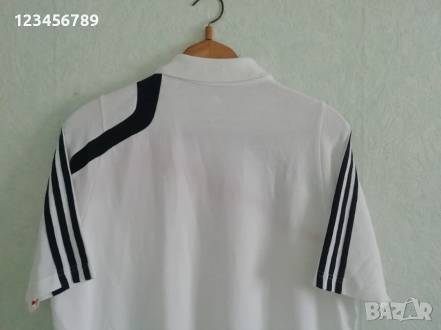 Bayern Munich Adidas Polo нова с етикет ретро оригинална бяла тениска поло с яка Байерн Мюнхен , снимка 6 - Тениски - 51528341
