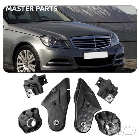 Ремонтен комплект за фар Mercedes C-Class W204 (2006-2013) Уши Държачи за фарове Ляв / Десен, снимка 2 - Части - 55174446