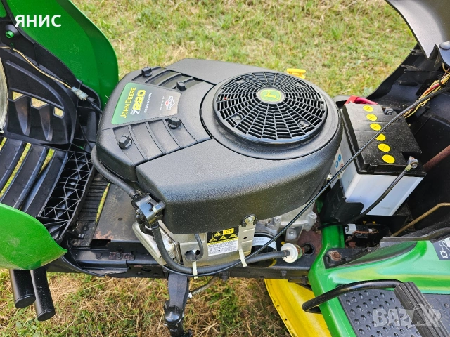 ТРАКТОРНА КОСАЧКА JOHN DEERE X165 .22.КОНЯ ПЕРФЕКТНА , снимка 12 - Градинска техника - 54732157
