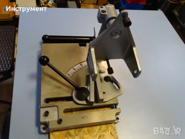 Отрезна стойка за ъглошлайф Bosch 0601999016 cut-off stand, снимка 11 - Други инструменти - 54928251