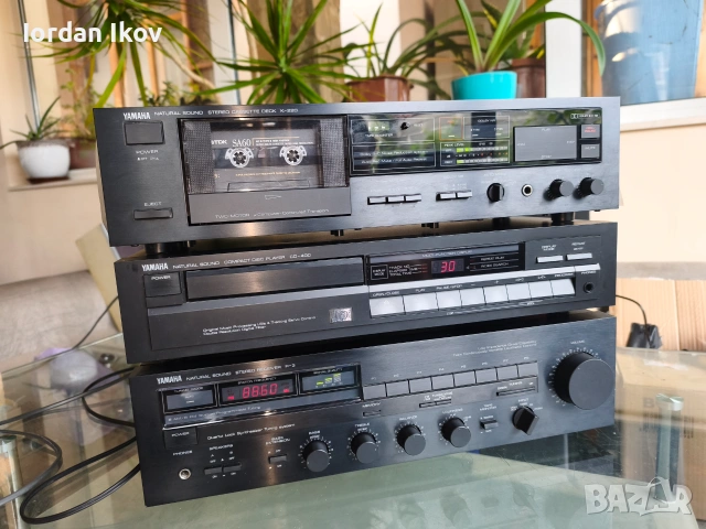 Yamaha R-3 + CD-400 + K-220, снимка 3 - Аудиосистеми - 55010946