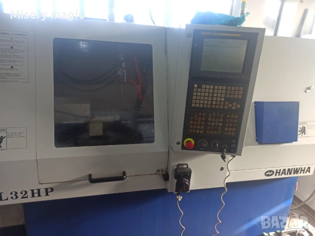 Продава се CNC автомат Hanwha SL32HP (Swiss Type)