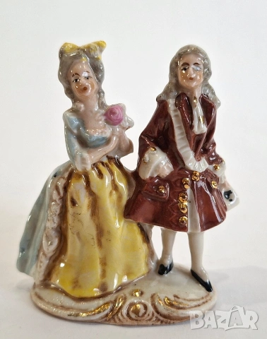 Порцеланова фигурка на дама и кавалер - Schlegelmilch