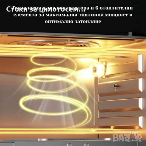 Комбиниран фритюрник с горещ въздух и фурна XXL 28л, 1700W , снимка 3 - Фритюрници - 54097835