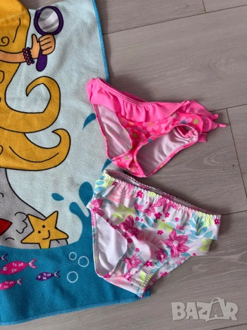 Плажна хавлия за дете тип пончи и 2бр бански долнища, снимка 2 - Хавлии и халати - 54042434