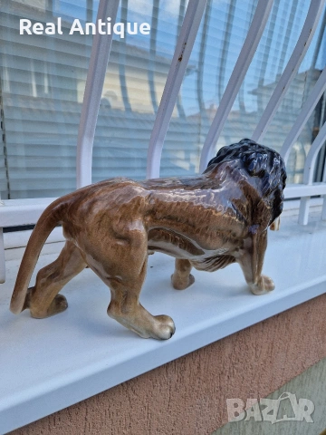 Уникална голяма антикварна порцеланова фигура статуетка , снимка 7 - Антикварни и старинни предмети - 54100614