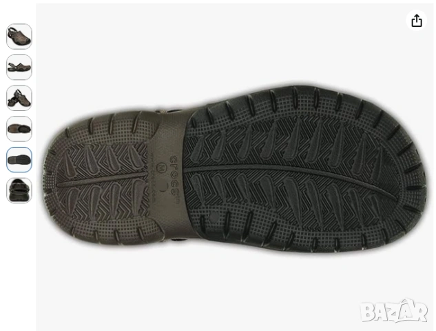 Crocs  Swiftwater Leather Clog номер 44 . чехли / сандали, снимка 4 - Мъжки сандали - 55092491