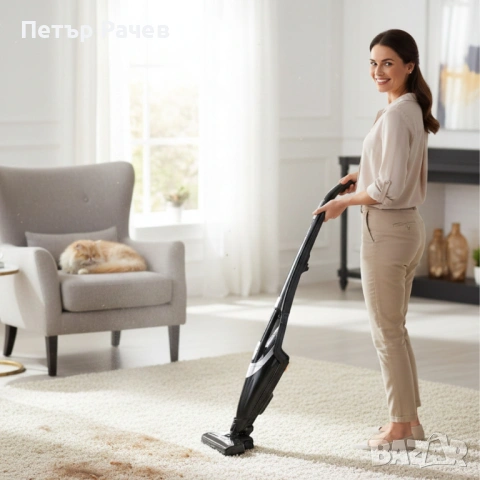 Безжична прахосмукачка 2 в 1 с Li-ion батерия, 8 kPa, 22.2V - Вертикална и ръчна прахосмукачка без т, снимка 2 - Прахосмукачки - 53985065