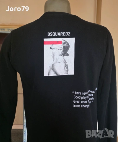 DSQUARED2 X Zlatan Ibrahimovic ICON  Мъжки Суичър Горница Раз.S, снимка 4 - Суичъри - 54389357
