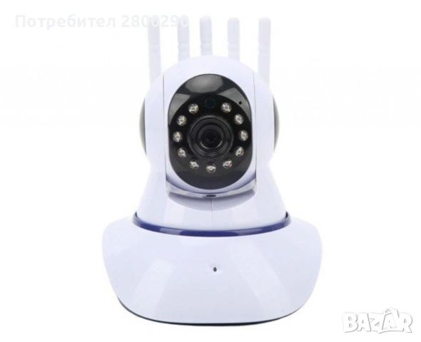 📹🏠 ДОМАШНА WI-FI КАМЕРА ЗА ВИДЕОНАБЛЮДЕНИЕ С 5 АНТЕНИ – 2MP HD 1080P 🏠📹