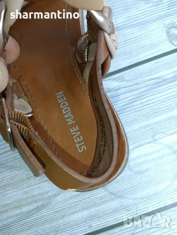 Steve Madden N 32,5 кожени сандали, снимка 4 - Детски сандали и чехли - 54757949