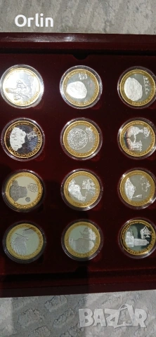 24плакети изработени от чисто злато и сребро, снимка 4 - Нумизматика и бонистика - 54514251