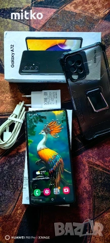 SAMSUNG GALAXY A72-Перфектно състояние.Пълен комплект , снимка 4 - Samsung - 54753738
