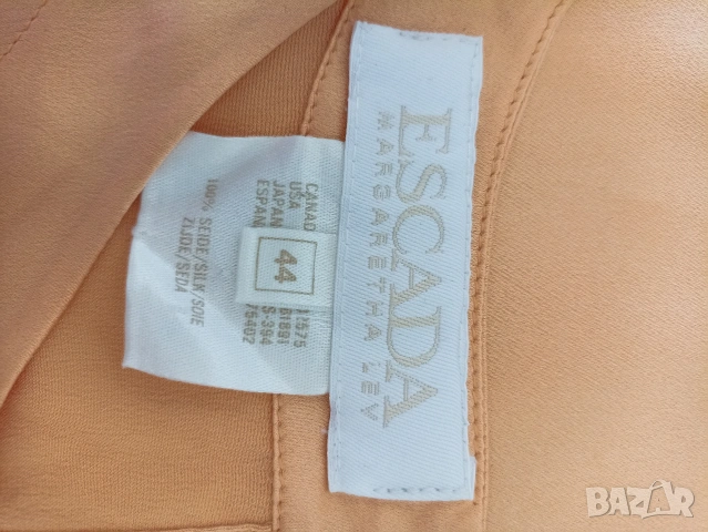 Копринена блуза Escada, снимка 3 - Тениски - 54821432