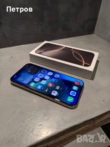 КАТО ЧИСТО НОВ Iphone 16 Pro Max Natural, снимка 7 - Apple iPhone - 54542949