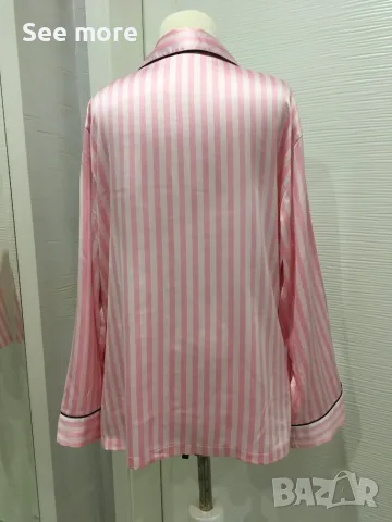 Victoria's Secret Pink Iconic Stripe горница на пижама L, снимка 4 - Пижами - 55667746