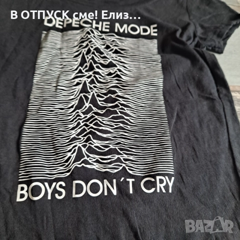 дамска тениска оригинал Depeche mode Boys don't cry -мотив Joy division, снимка 2 - Тениски - 55004182
