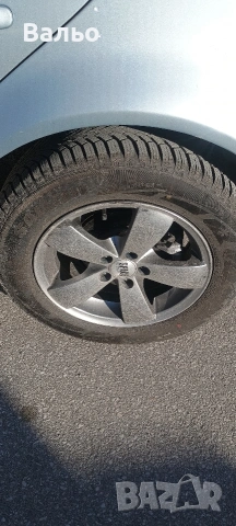 Джанти с гуми 15ки 5х100, снимка 3 - Гуми и джанти - 54137776