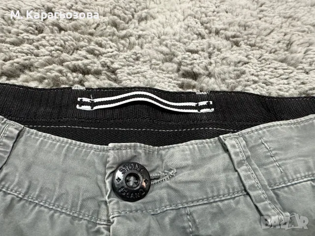 Мъжки карго панталонки Stone Island, Размер М, снимка 5 - Къси панталони - 55564244
