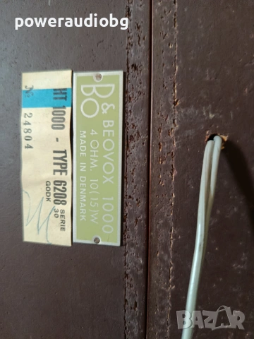 Vintage Датски Тонколони Bang & Olufsen Beovox 1000 - 4 OHM - 2бр., снимка 3 - Тонколони - 54895631