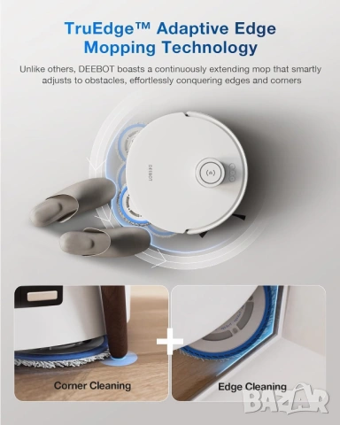 Прахосмукачка ECOVACS DEEBOT T30 PRO OMNI 11000Pa [КАТО НОВА], снимка 6 - Прахосмукачки - 54569298