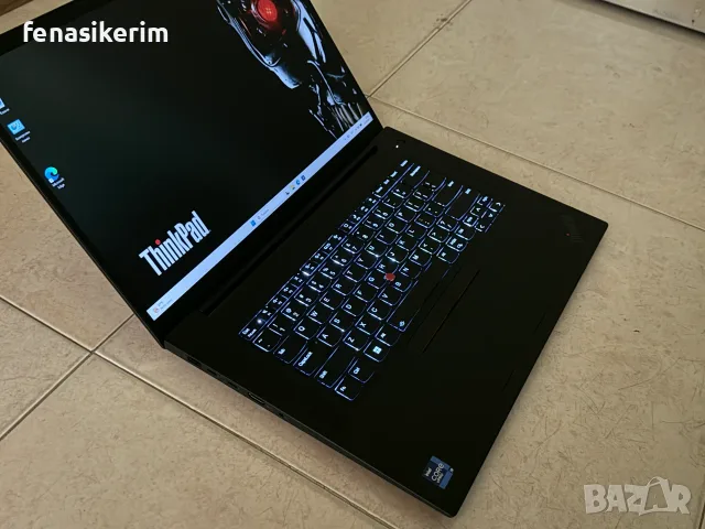 16' 2.5K Core i9-11950H Lenovo ThinkPad P1 Gen 4 64GB DDR4/1TB NVMe/Nvidia RTX 3080 16GB, снимка 6 - Лаптопи за работа - 55656838