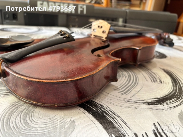 Стара ретро цигулка Medio Fino, снимка 5 - Антикварни и старинни предмети - 54165557