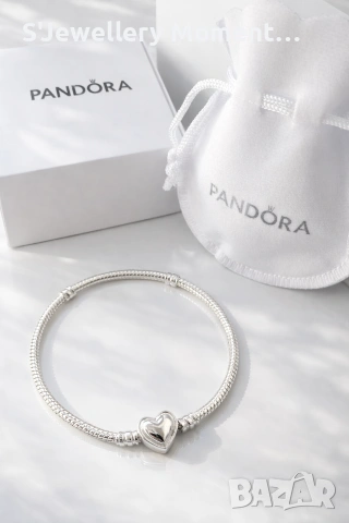 Гривна Пандора- PANDORA Moments Small Heart, снимка 2 - Гривни - 55137582