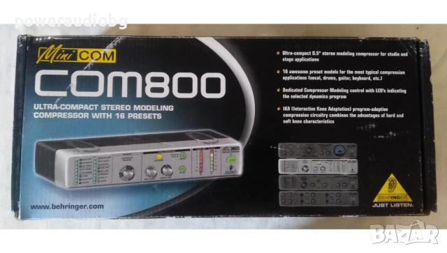 Нов Стерео пресет компресор Behringer - Com800